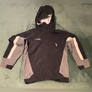 Columbia Vertex Bugaboo Black and Gray Hooded Jacket, Size: 14/16 Youth.
